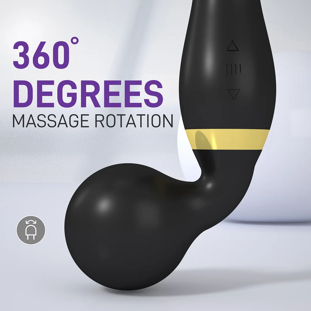Duvera – Dual-ended Vibrator With Independent Head & Tail Vibration, For G-spot & Body Massage