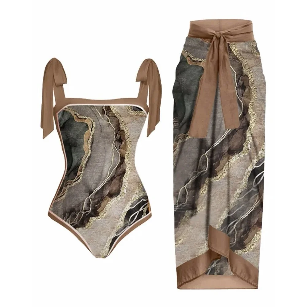 Uveng Uveng One-Piece Bikini Suit Women's Bikini Three-Piece Set