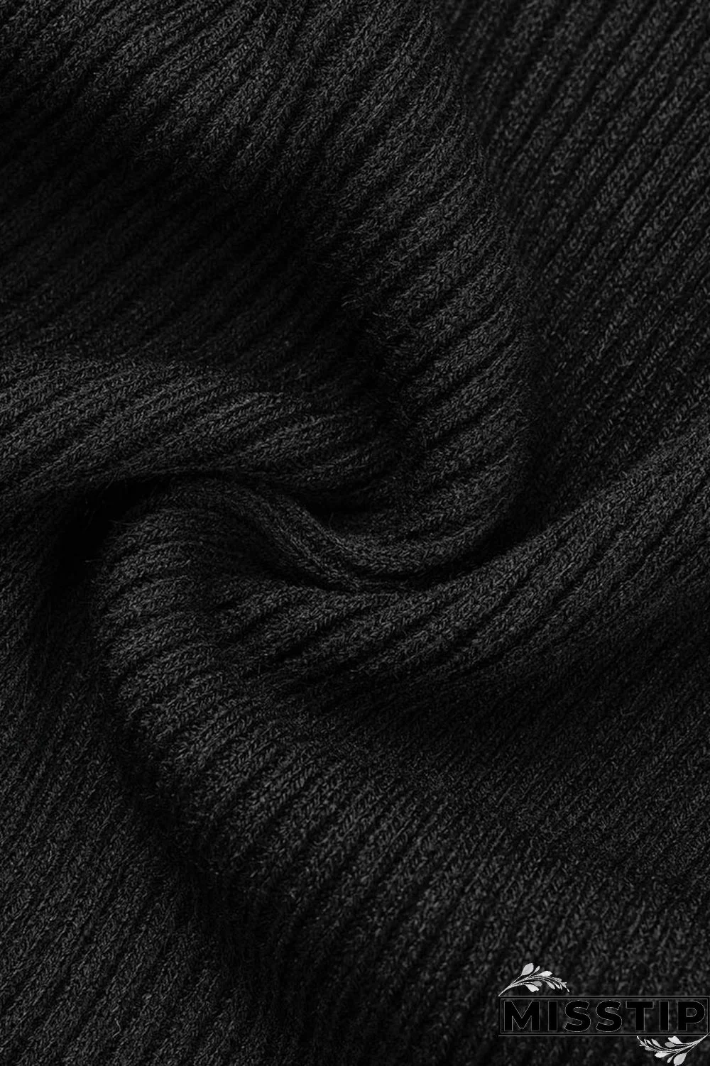 Red Street Solid Patchwork Slit Asymmetrical Turtleneck Tops