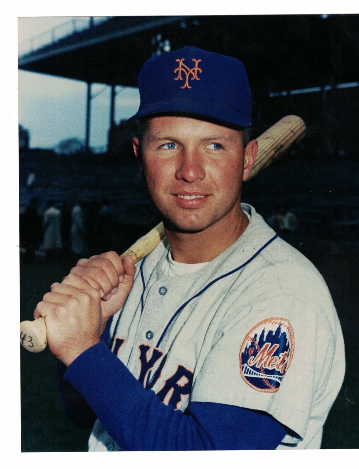 Ted Schreiber New York Mets Vintage 8x10 George Brace Baseball Photo Poster painting RH