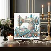 Framed Diamond Painting - Special Shaped - Sewing Machine (25x25cm)