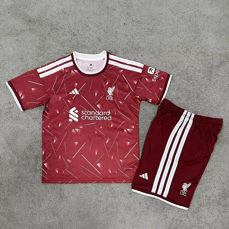 Kids Liverpool 26/27 Home Football Jersey 1:1 Thai Quality