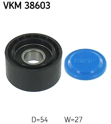 VKM 38603 SKF deflection/guide roller, V-rib belt for CHRYSLER Parts