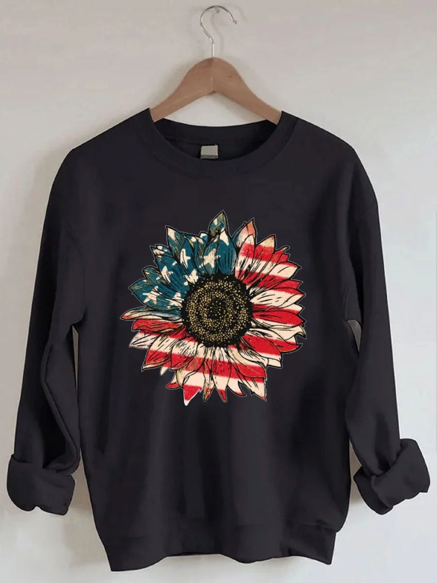 America Sunflower Sweatshirt