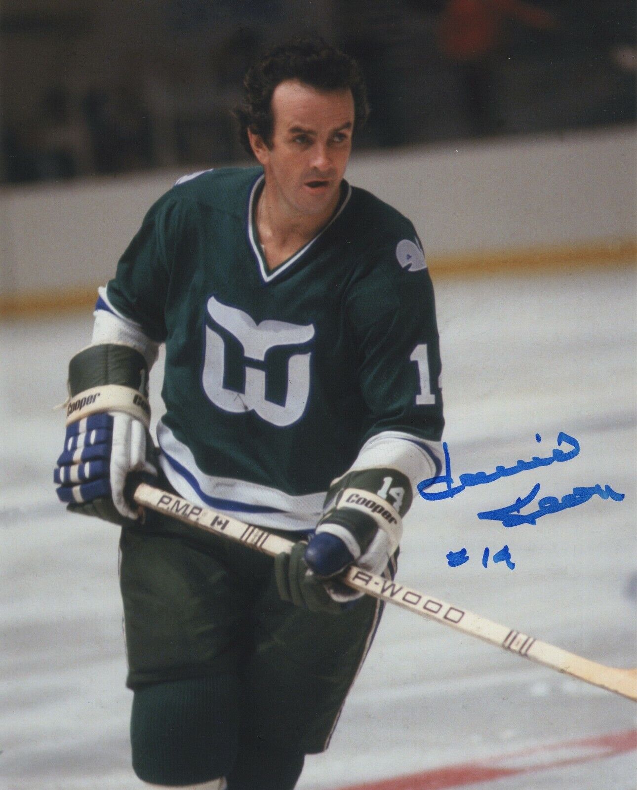 DAVID DAVE KEON SIGNED AUTOGRAPH HARTFORD WHALERS Photo Poster painting HHOF PROOF