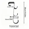 2pcs Pool Leaf Skimmer Net Holder Multifunctional Hook Design Skimmer & Cleaning Tool Bracket No-Drill Clip Installation for Home Swimming Leisure Time