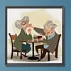 Diamond Painting -DIY Round Drill Old Couple