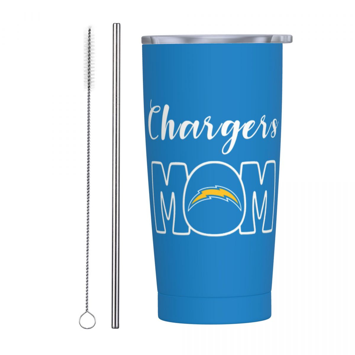 Los Angeles Chargers Mom Stainless Steel Tumbler