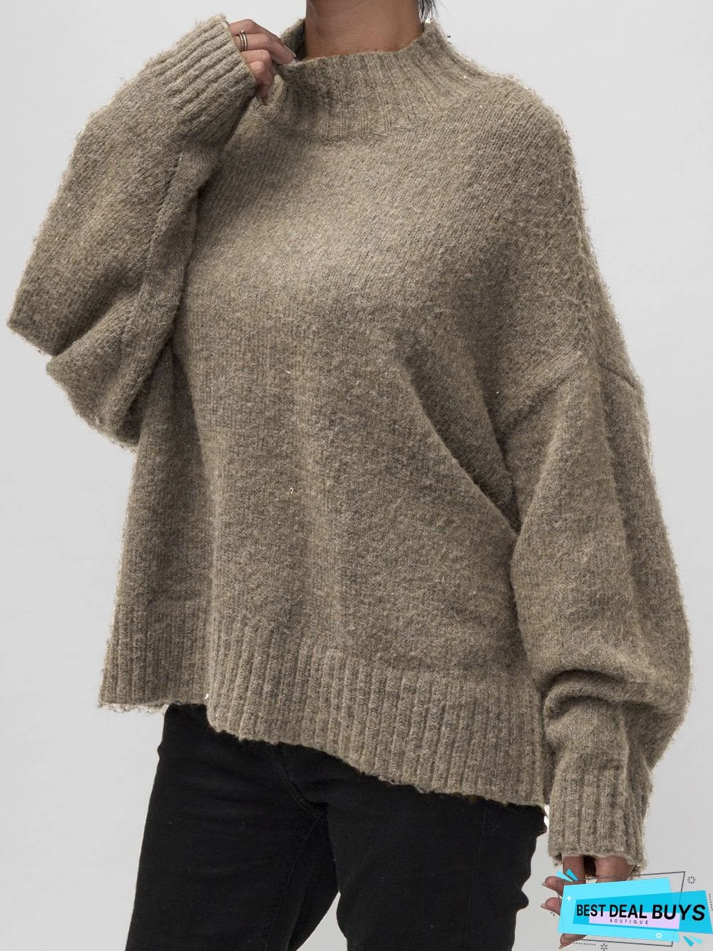 Brown Knitted Sweater