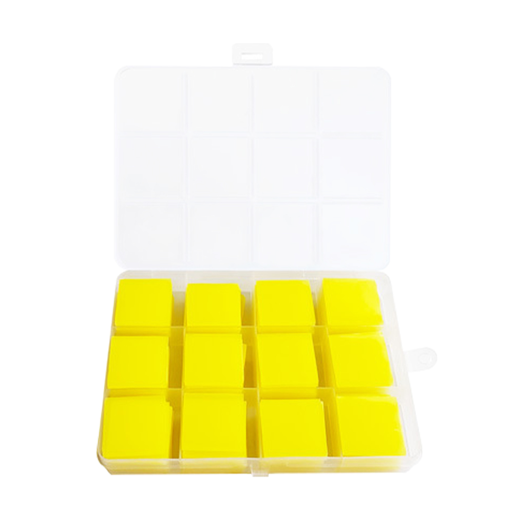 96pcs Luminous Diamond Painting Clay with Storage Box Diamond Art Wax (Yellow)