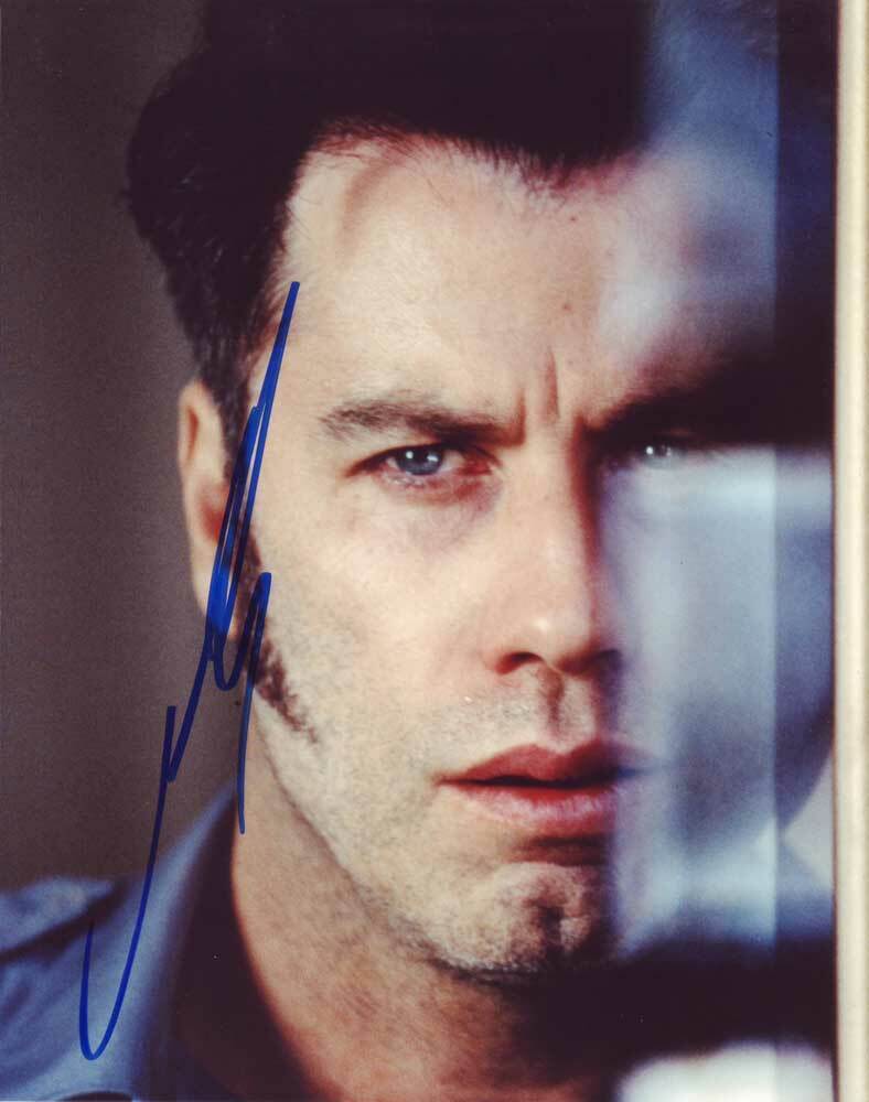 John Travolta In-person AUTHENTIC Autographed Photo Poster painting SHA #10974