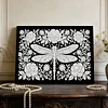 DIY Pearl Painting Dragonfly for Home Wall Decor with Frame(20x30cm)
