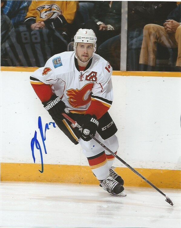 Calgary Flames Kris Russell Autographed Signed 8x10 Photo Poster painting COA