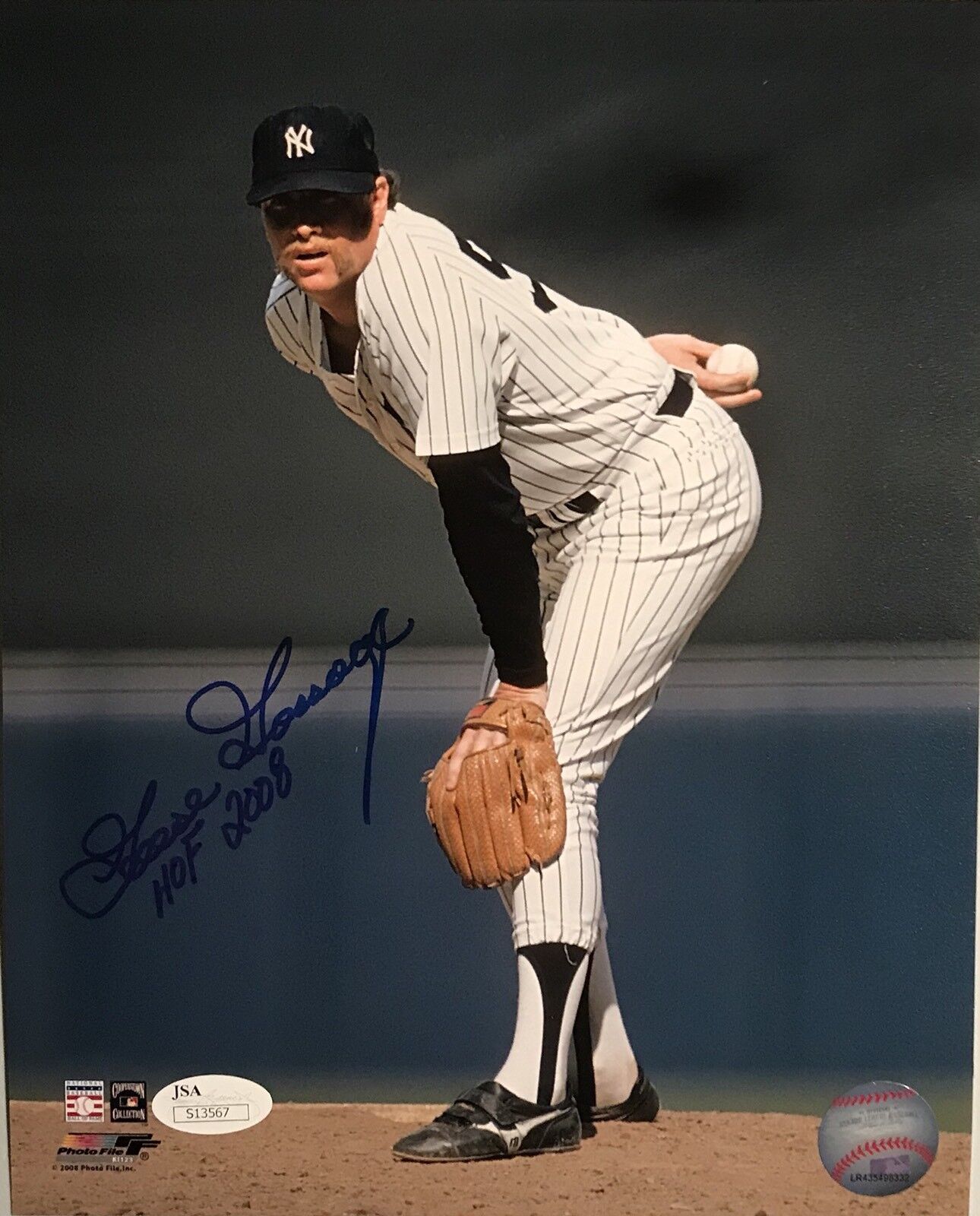 Goose Gossage “HOF 2008” New York Yankees Pose #1 Autographed 8x10 w/ JSA COA