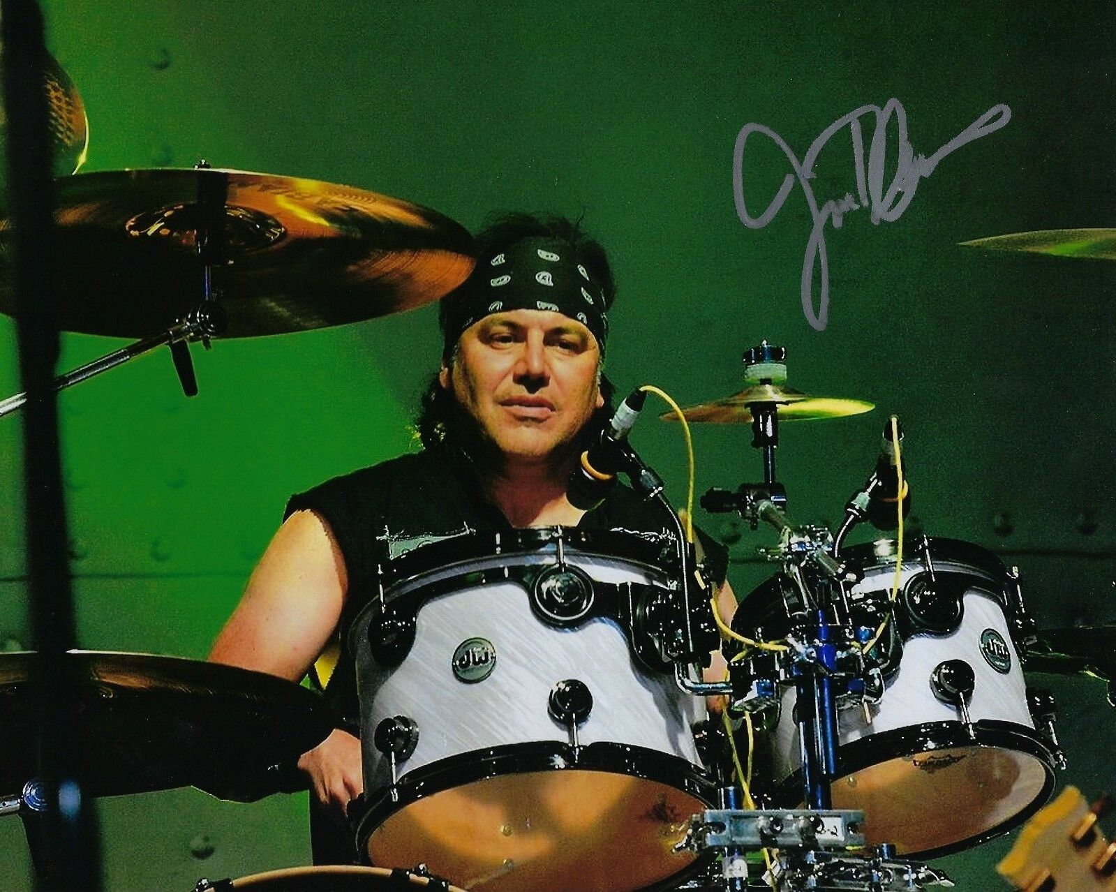 GFA Megadeth Drummer * JIMMY DeGRASSO * Signed Autographed 8x10 Photo Poster painting J3 COA