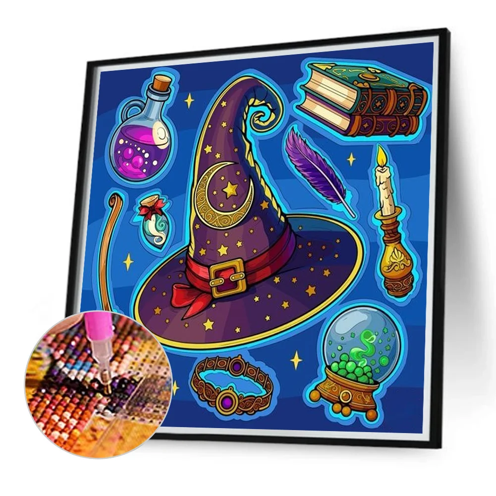 Diamond Painting - Full Round Drill - Harry Potter Magic(Canvas|40*40cm)