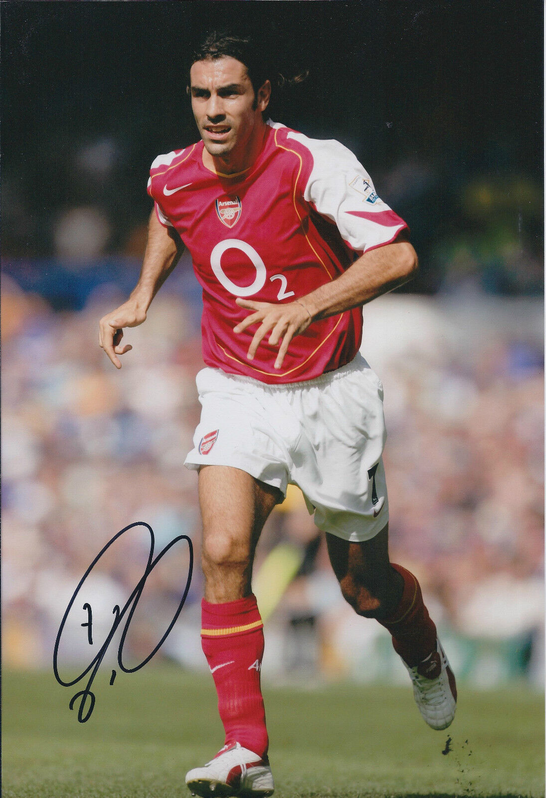 Robert PIRES Pirès SIGNED Autograph 12x8 Photo Poster painting AFTAL ARSENAL French Football