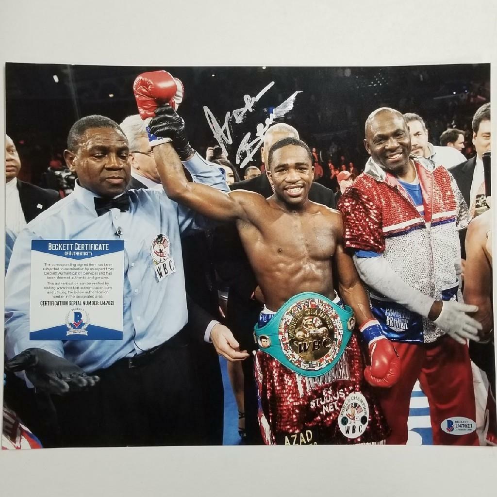 Adrien Broner signed 11x14 Photo Poster painting Boxing Autograph ~ Beckett BAS COA