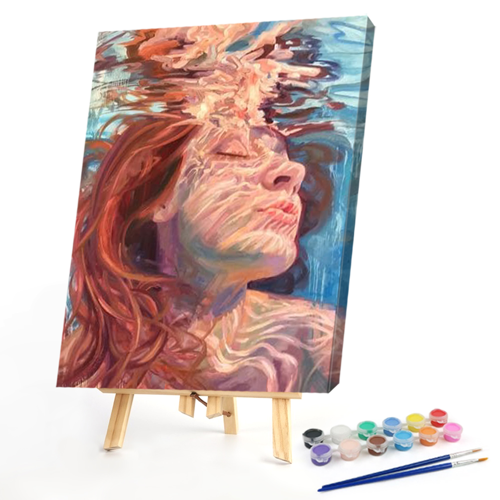 

40*50CM - Paint By Numbers - Dive Girl, 501 Original