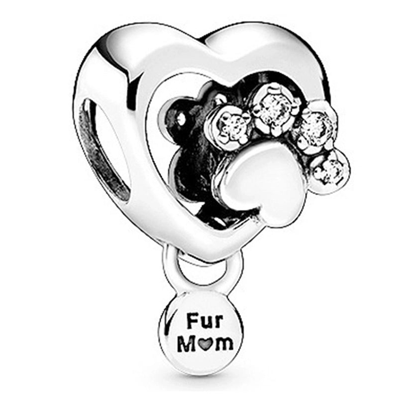 1 PC/Package Metal Rhinestones Plating Inlay Polished Pendant Beads