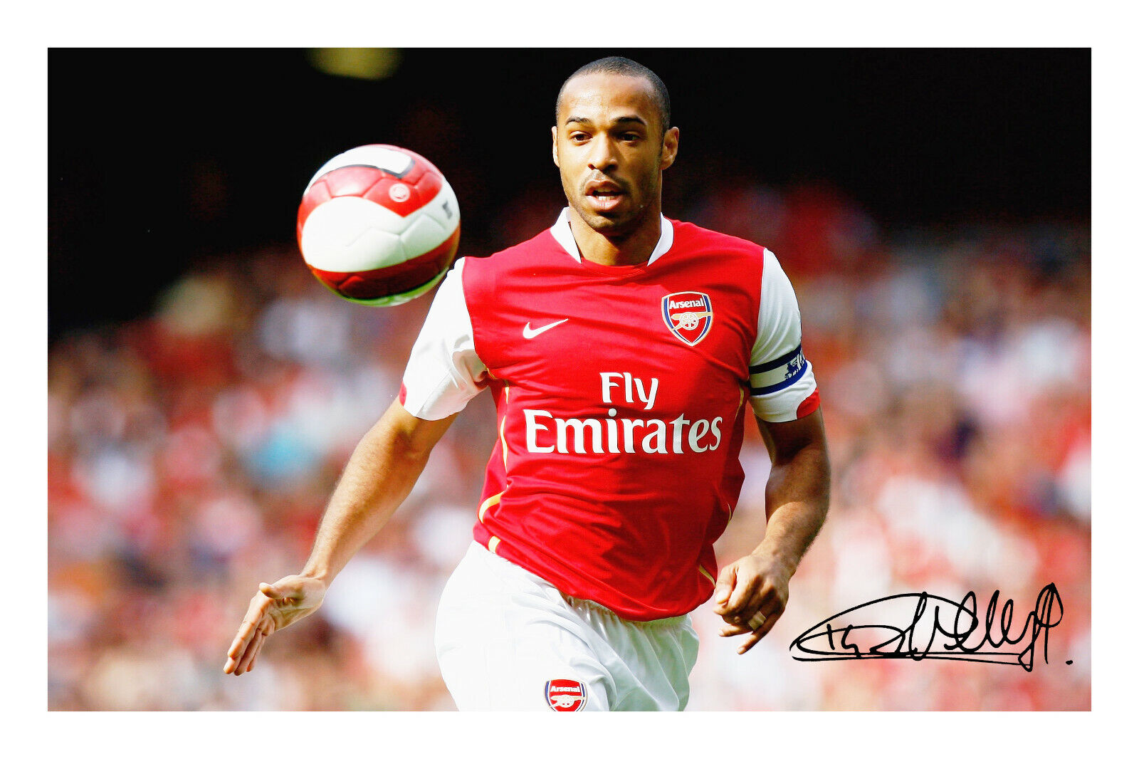 Thierry Henry Signed Autograph Photo Poster painting Print Arsenal FC Football