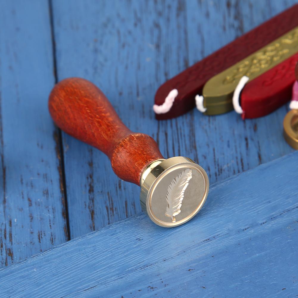 

25MM Feather Vintage Wax Seal, 501 Original