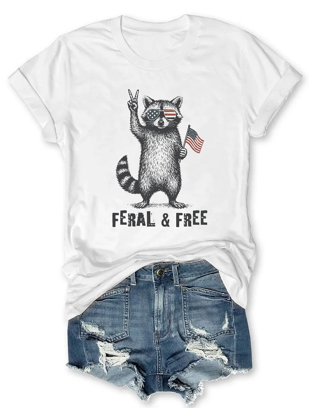 Feral But Free T-shirt