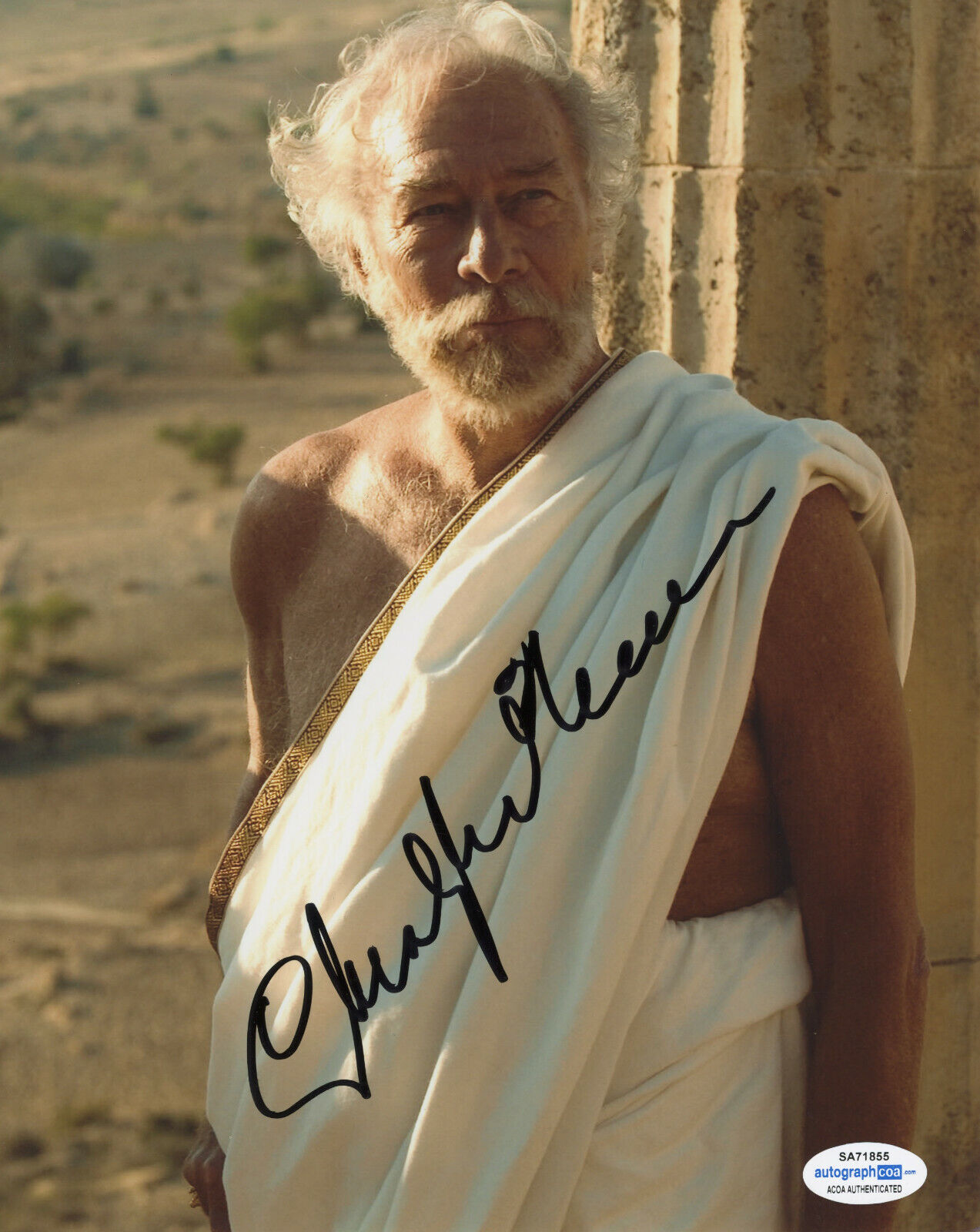 CHRISTOPHER PLUMMER SIGNED ALEXANDER