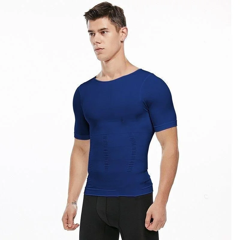 Men's Body Shaper Compression Workout T-shirt
