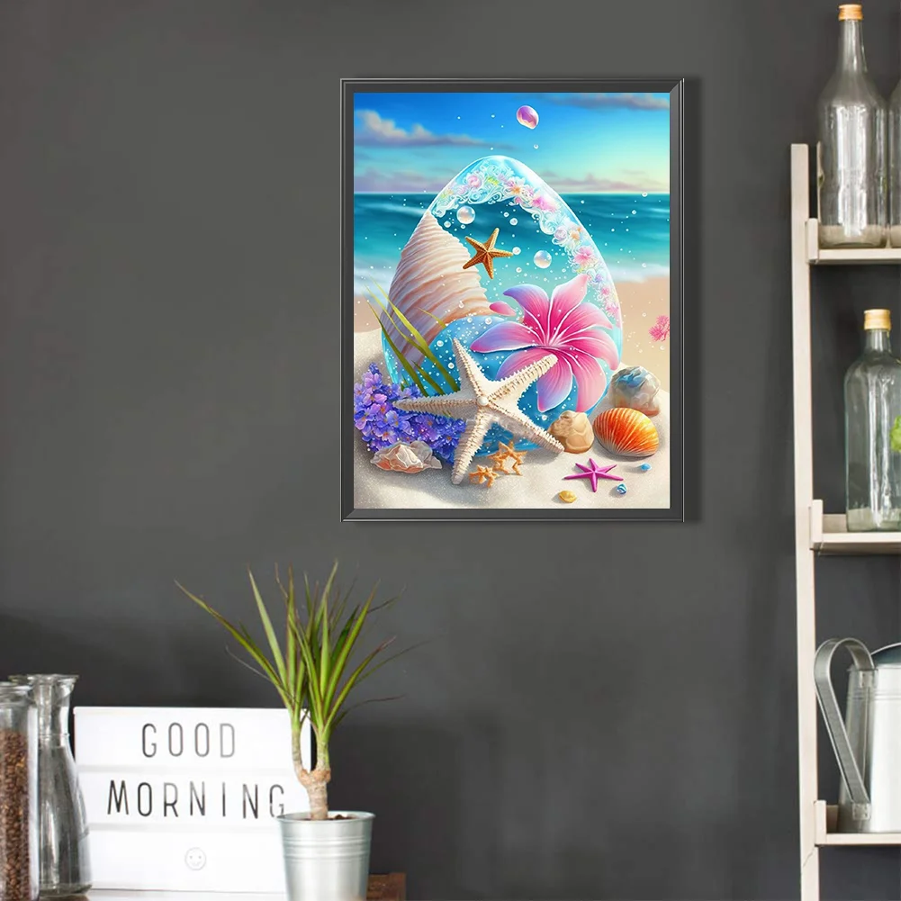 Diamond Painting - Full Round Drill - Beach(30*40cm)