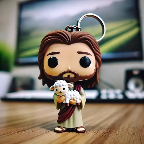 Jesus Doll Key Chain