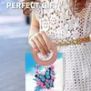 DIY 5D Diamond Art Painting Handbag with Round Handle Diamond Painting Kit Handbag Diamond Painting Bag for Women Casual Shopping Travel Daily Use