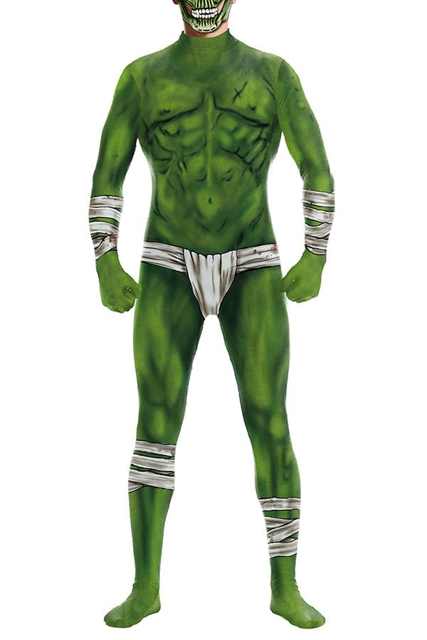 Halloween Hulk Muscle Jumpsuit Costume For Men-elleschic