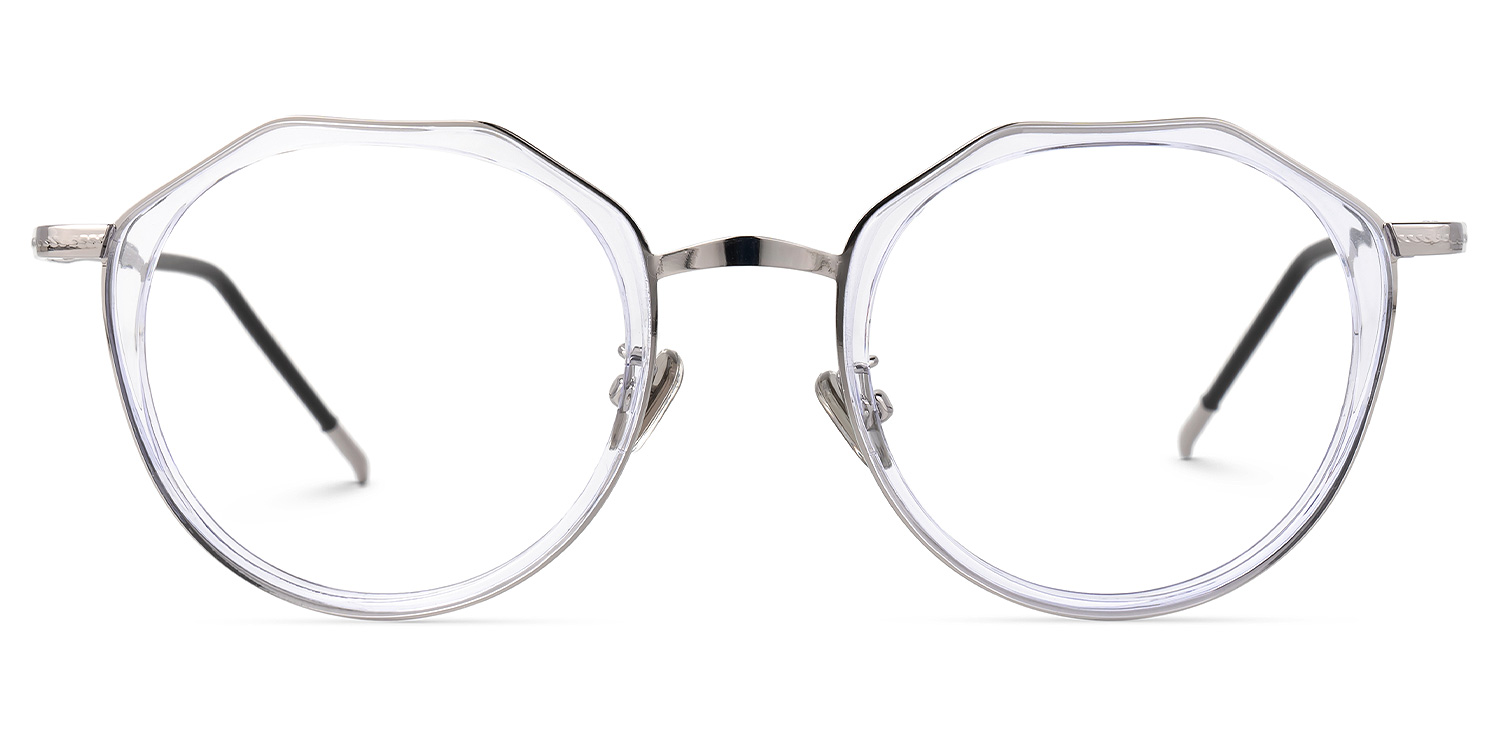 Helewise Hellgrau Geometrisch Brille Hellgrau
