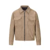 Men's Deerskin Thickened Zippered Large Pocket Jacket