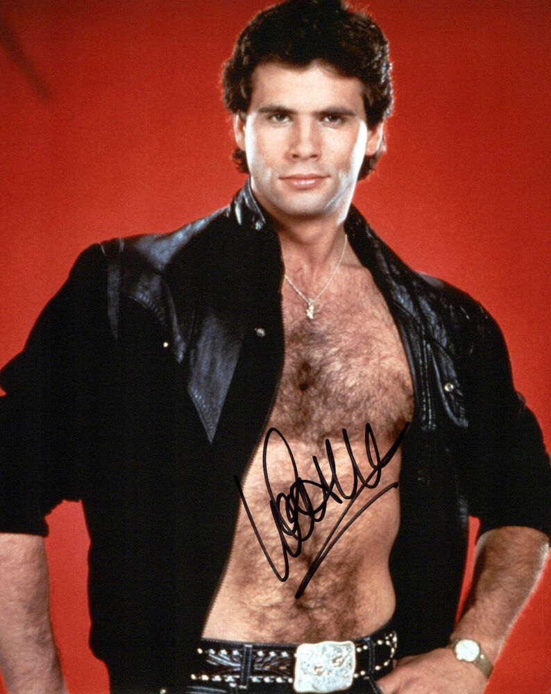 Lorenzo Lamas head shot autographed Photo Poster painting signed 8x10 #3