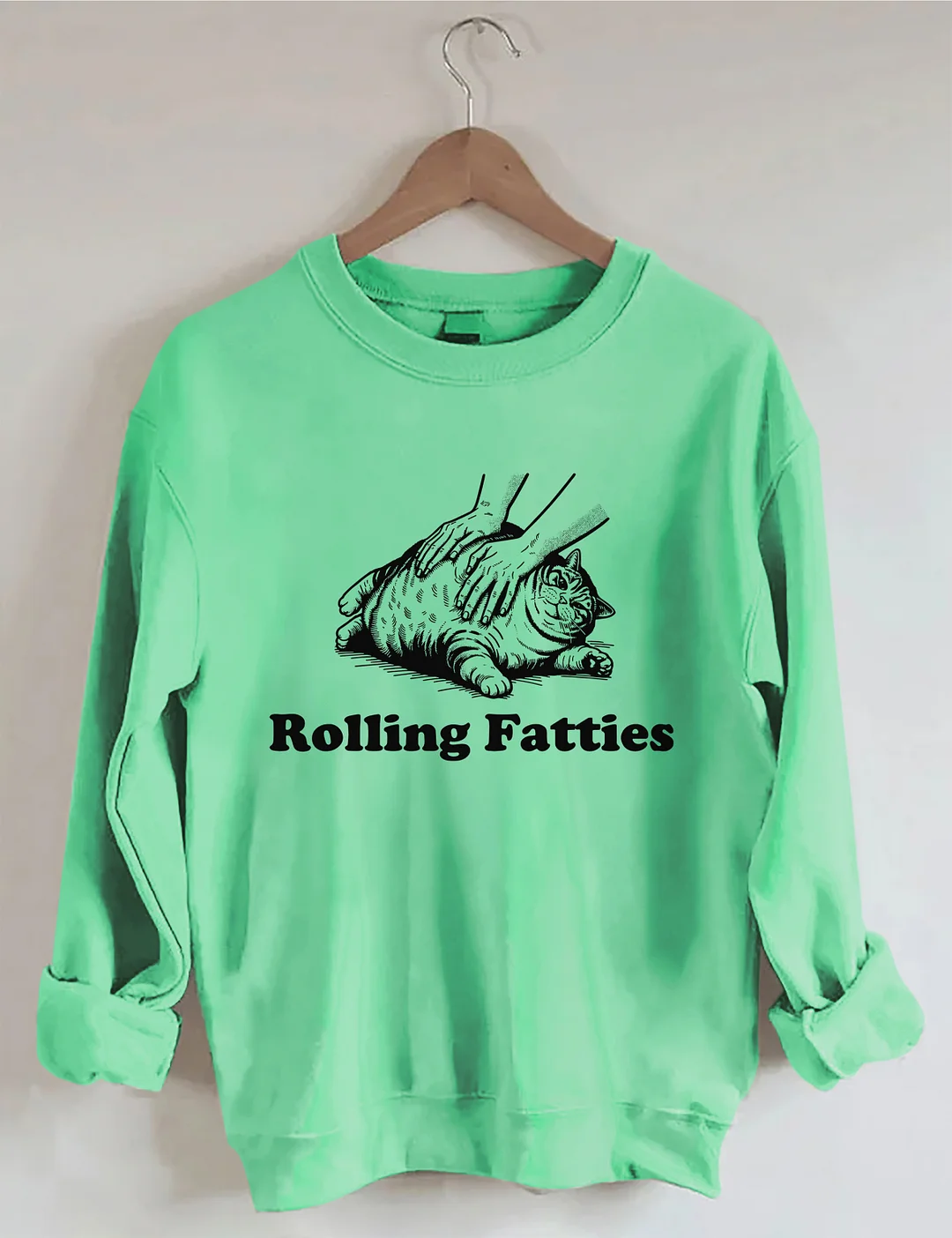 Rolling Fatties Cat Sweatshirt