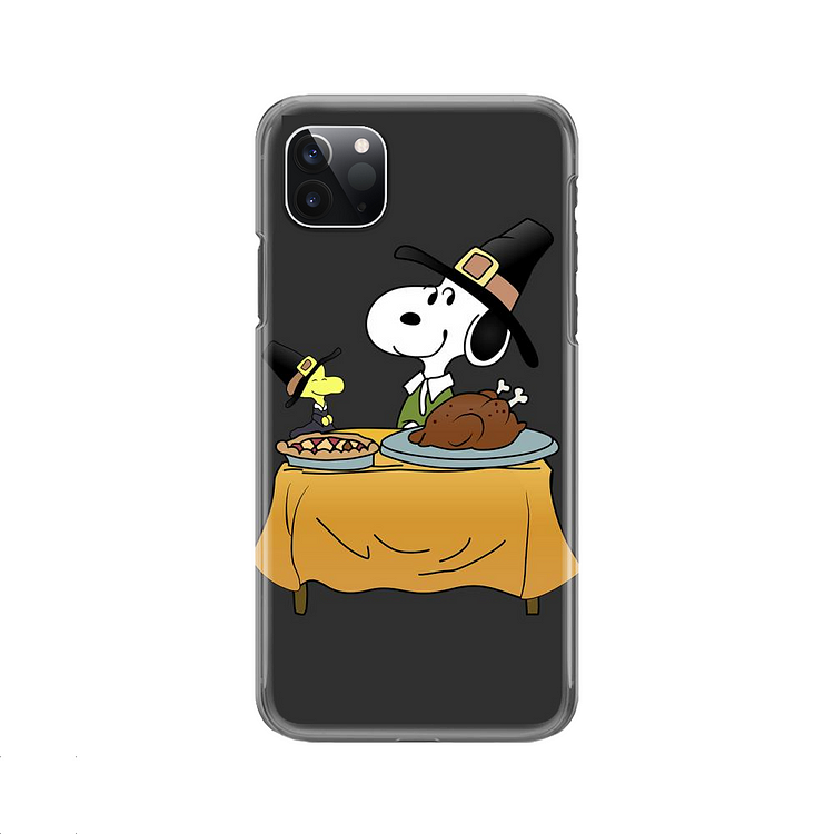 Snoopy With Turkey, Thanksgiving iPhone Case