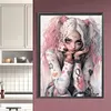 （AB/Round Drills)Harley Quinn-Full Diamond Painting 50*60CM