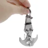 Stainless steel outdoor climbing hook gravity hook stainless steel survival folding escapement hook