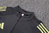Joyfball 2025/2026 Real Madrid Half-Pull Training Suit Dark grey Football Shirt 1:1 Thai Quality