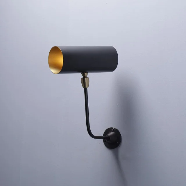 Watcher Black Wall Sconce Vjlight
