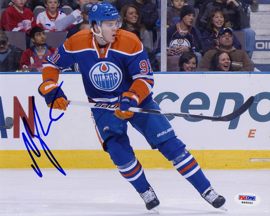 Magnus Paajarvi SIGNED 8x10 Photo Poster painting Oilers RookieGraph PSA/DNA AUTOGRAPHED