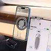 Magnetic Magnet Mount GPS Support 360 Rotate Alloy Car Cell Phone Holder Folding