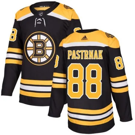 Men's  Boston Bruins #88 David Pastrnak Black Stitched NHL Jersey