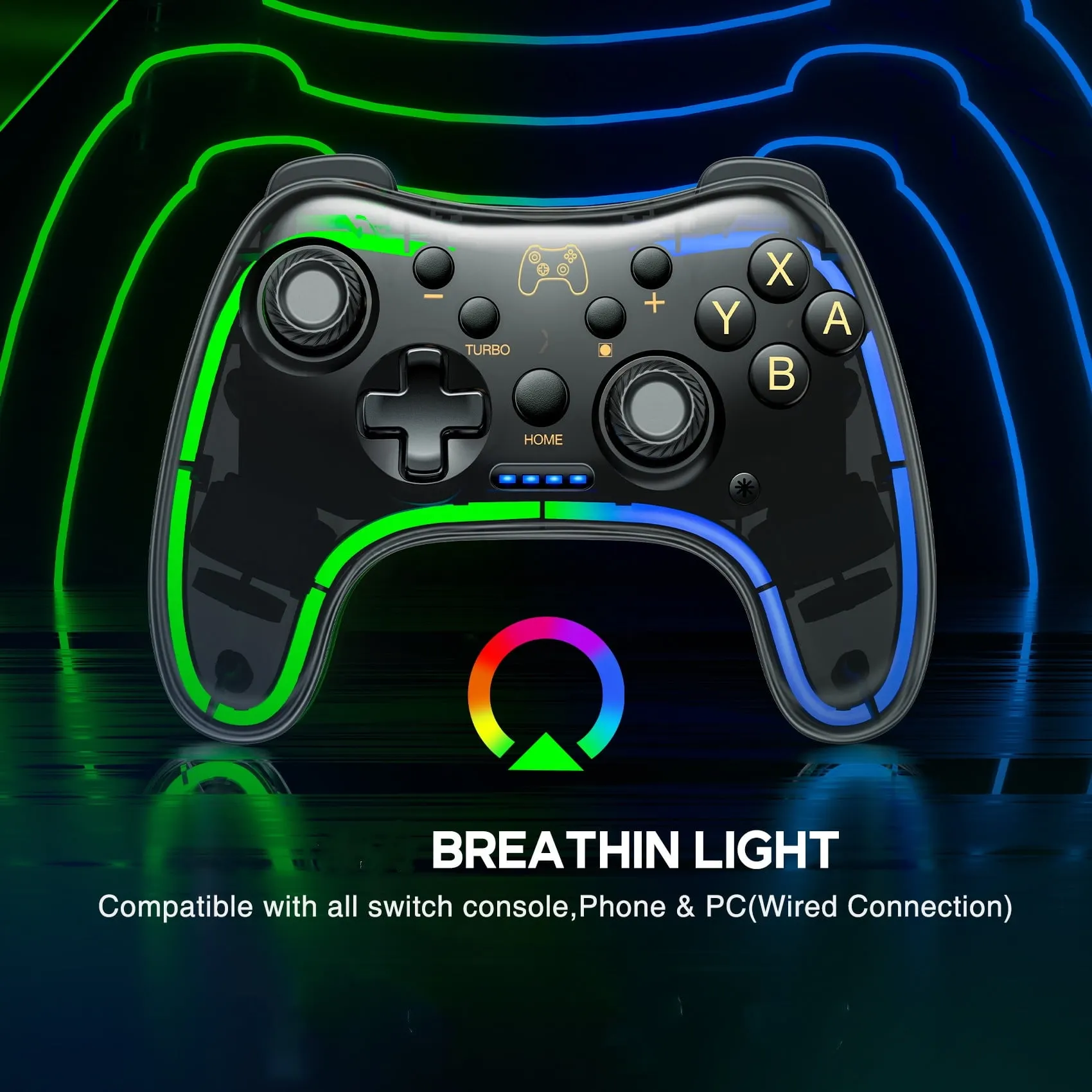 BEBONCOOL Wireless Switch Pro Controller for Nintendo Switch/Lite/OLED ...