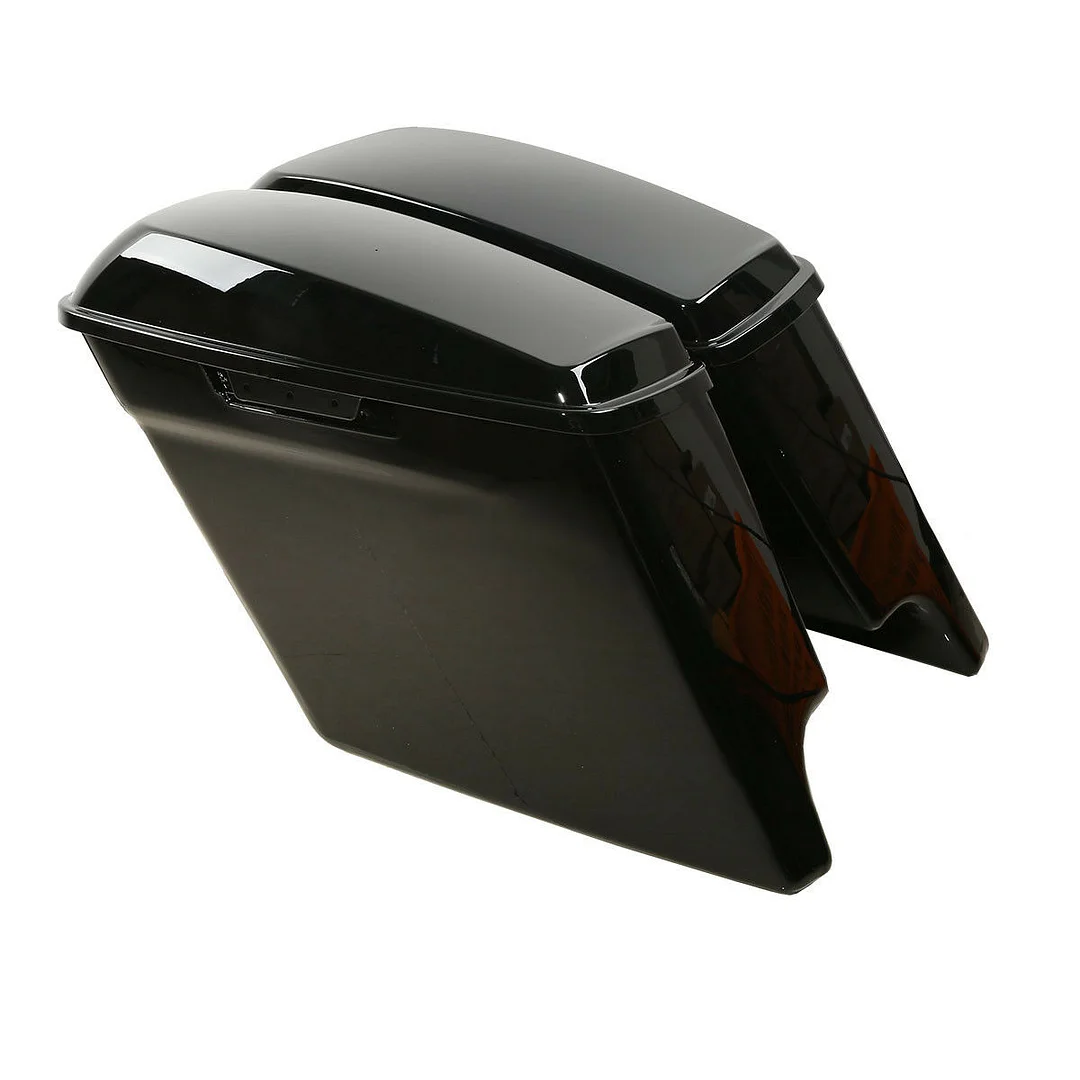 (*U.S. Mainland Only*) 5" Stretched Extended Saddlebags Saddle Bags For Harley Touring Road Glide 2014-2022