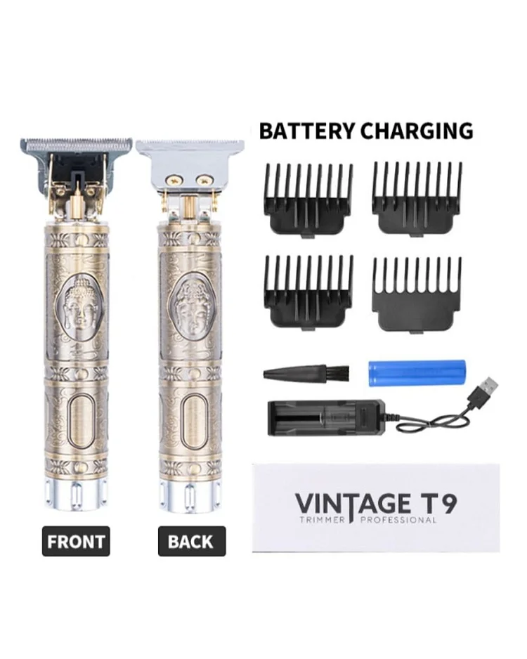 Professional USB Charging Support Hair Trimmer with Grooming And Cleansing Kit