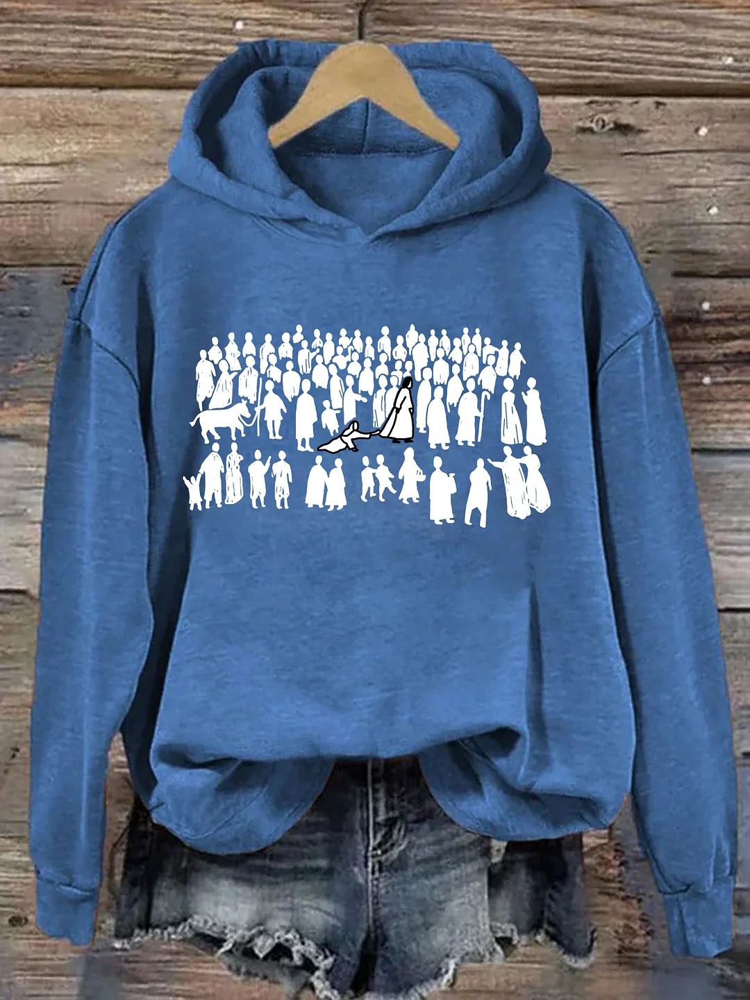 By His Wounds Christian Hoodie