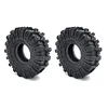 AMK 4Pcs 1.0" Rubber Mud RC Off Road Tires 24x62x20.5mm for 1/24 Crawler Cars Axial SCX24 Gladiator Deadbolt 1/18 TRX4M (4PCS)